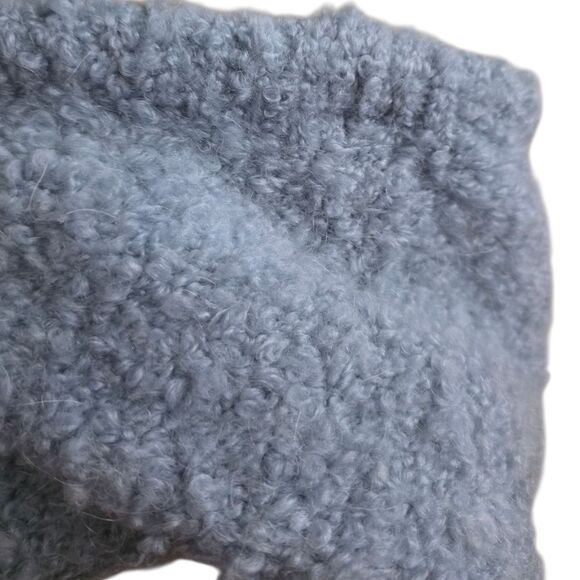 MaxMara Weekend Slate Gray Knit Infinity Scarf Made In Italy - Picture 2 of 3